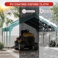thumbnail image 3 of EastVita Carport Shelter Industrial Grade Frame Full Weather Protection Height Adaptable Frame Multi Vehicle Coverage for Outdoor Vehicle Storage RV Parking, 3 of 5