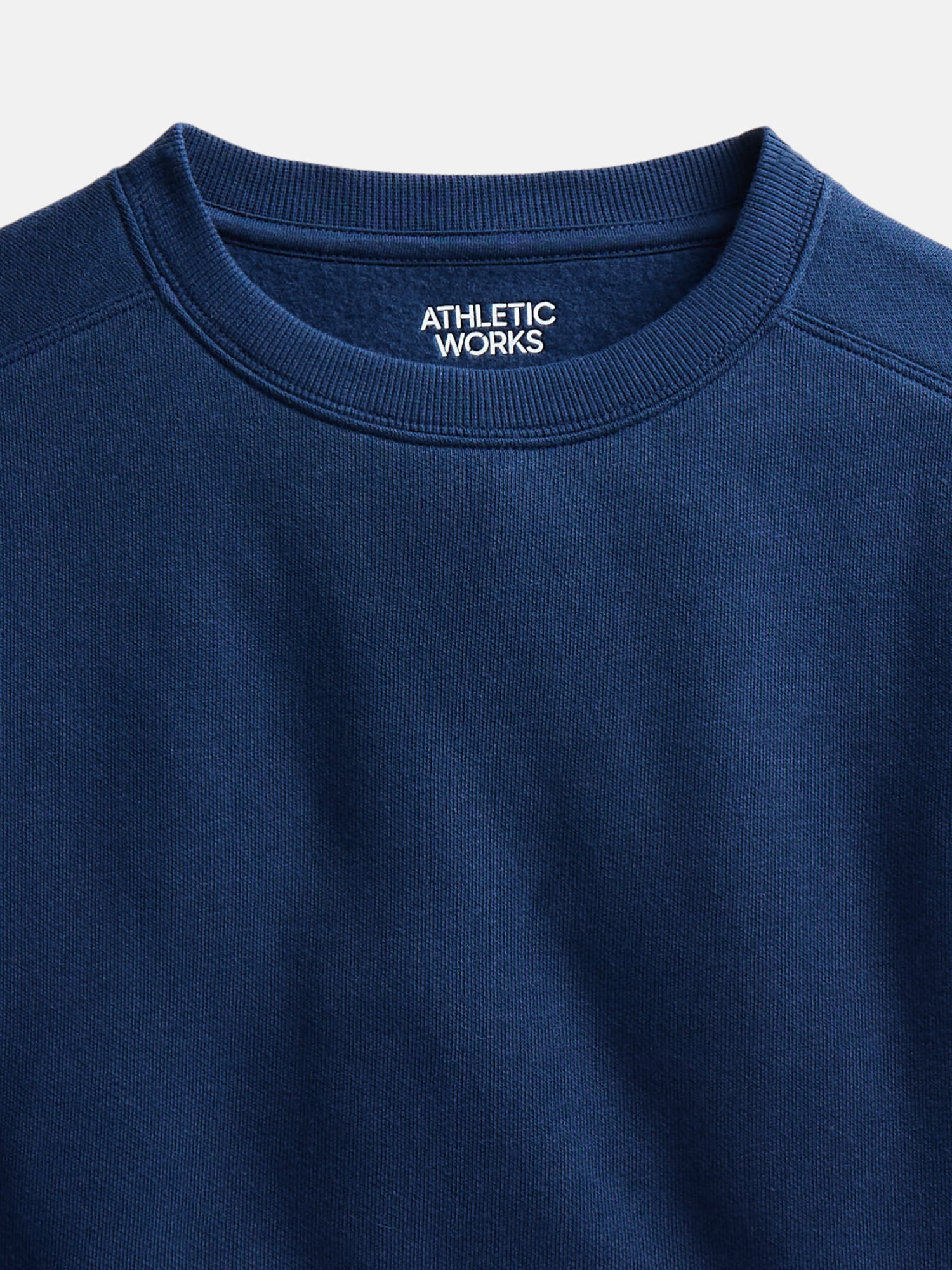 Athletic Works Girl's Fleece Crewneck Sweatshirt, Sizes 4-18 & Plus