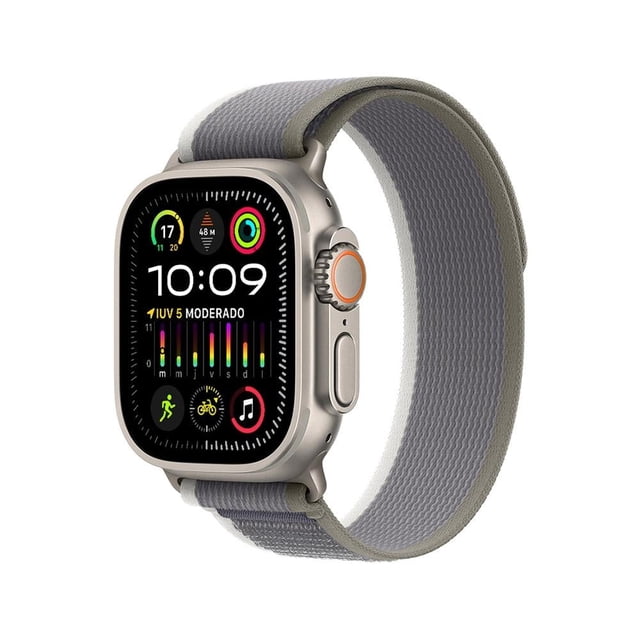 Smartwatch Apple Ultra 2 (GPS + Cellular) Caja de titanio 49MM correa Loop Trail gris talla S/M
