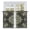 Black Gray, variant on Brown Checkered Tier Curtains, Farmhouse Buffalo Plaid Light Filtering Kitchen Curtains, 2Pcs Rod Pocket Half Window Treatments Panels for Sink Cafe Cabinet Basement 27.5x45 Inches