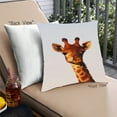 thumbnail image 1 of Ahgly Company Animals Girraffe Coussin d'Extérieur, 18 Pouces par 18 Pouces, 1 of 6