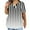 Gray, variant on Uaswgudfs Women's 2025 Spring Summer Striped Tunic Blouse | V Neck Short Sleeve Tee | Casual Tops with