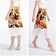 thumbnail image 4 of Leaves Chic Chiffon Summer Beach Dresses for Women, 4 of 6