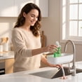 thumbnail image 5 of No Drill Over Sink Shelf with Multi-Angle Arm for Kitchen Counter Organization White, 5 of 5