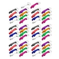 thumbnail image 1 of 50 abridores de botellas con llavero de aleación de aluminio, mini abridores de bolsillo para cerveza y bebidas, de metal colorido., 1 of 12
