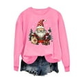 thumbnail image 6 of Mifsaly Women Vintage Christmas Sweatshirt Xmas Santa Graphic Loose Pullover Tops Long Sleeve Crewneck Breathable Blouse Festival Party Casual Shirt Funny Gifts 2025 Holiday, 6 of 6