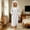 #0467-Gray, variant on Womens Winter Comfy Hooded Long Sleeve Fleece Robe, Soft Bathrobe for Womens, Plain Long House Coat