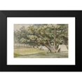 thumbnail image 2 of John Mix Stanley 14x11 Black Modern Framed Museum Art Print Titled - A Cottonwood&nbsp;Grove (1854), 2 of 5