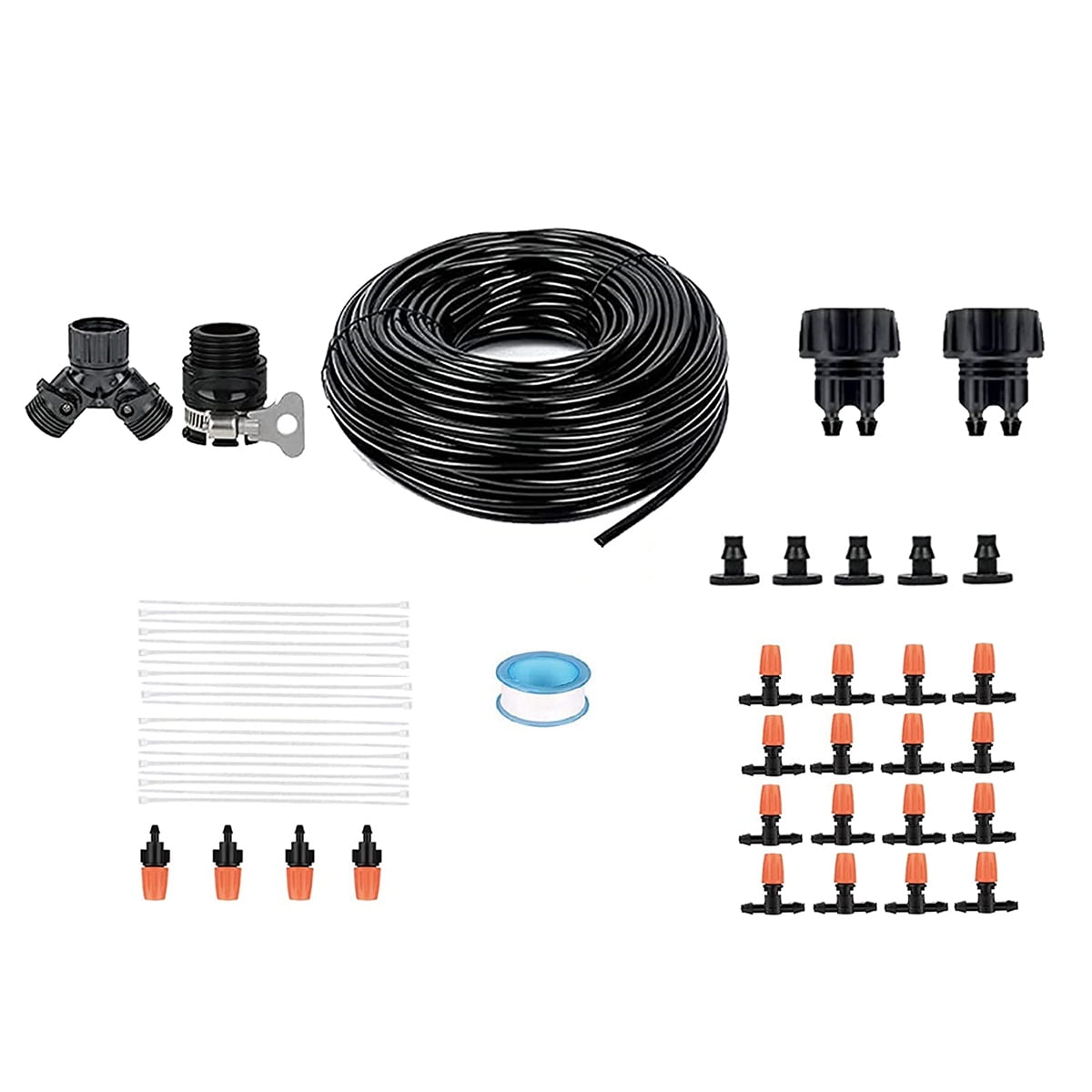 Garden Irrigation System,Drip Irrigation Kit with 1/4Inch Distribution