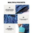 thumbnail image 4 of Men's Swim Trunks with Compression Liner 5" Quick Dry Board Shorts with Pockets Beach Shorts Swim Shorts for Men, 4 of 5
