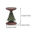 thumbnail image 2 of Candelabros de té navideños Candelabro de árbol de Navidad Candelabro de resina Candelabro para centro de mesa Candelabros Candelabros cónicos para decoraciones de mesa navideñas, 2 of 4