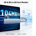 thumbnail image 5 of USB C Hub HDMI Adapter for Monitor,7 in 1 USB C Docking Station with 4K HDMI, SD/TF Card Reader Compatible for MacBook Pro, XPS More Type C Devices, 5 of 8