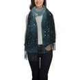 thumbnail image 4 of Foulard à Franges pour Femmes, Châle Long d'Hiver Froid avec Flocons de Neige, Léger et Chaud, 4 of 6