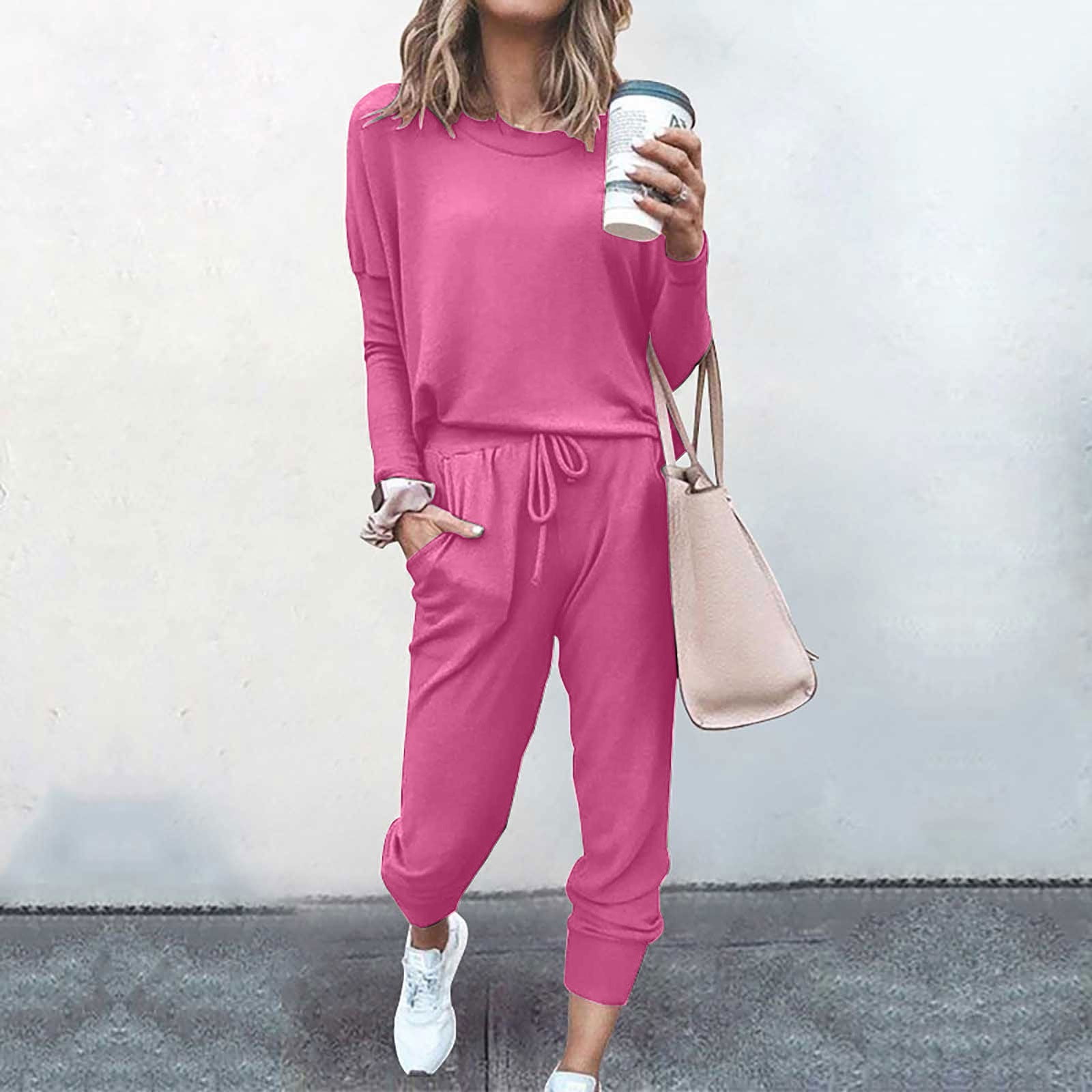 Female Casual Wear With Sweatpants MSJUHEG Women Outfits,2 Piece