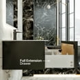 thumbnail image 5 of Eviva Nets 32 Inch Natural Oak and Black Wall Mount Modern Bathroom Vanity, 5 of 7