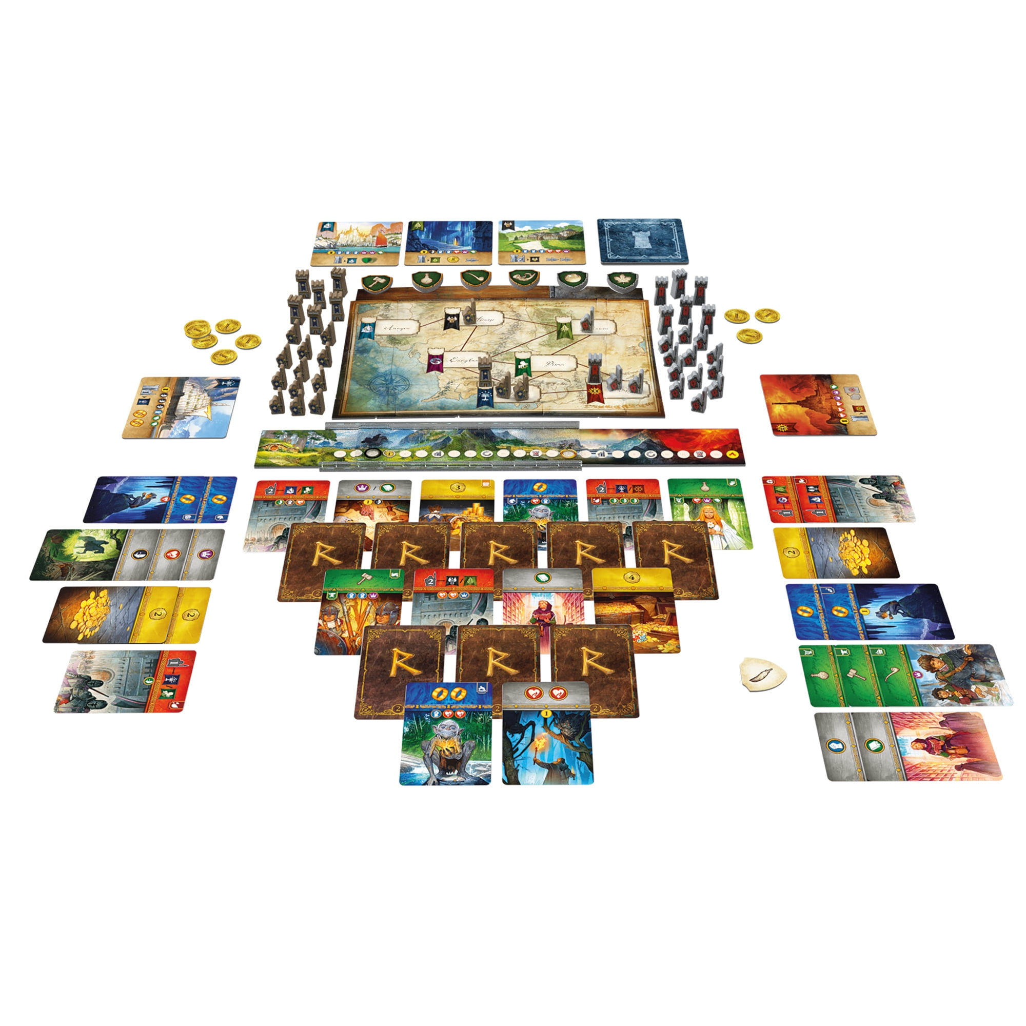 The Lord of the Rings: Duel for Middle-Earth Strategy Board Game for Ages 10+, from Asmodee