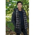 thumbnail image 5 of 100 Pack of Bulk Wholesale Mens Womens and Teens Lightweight Fleece Pashmina Scarves for Fall, Winter, Snow, Homeless and Charity Donation in Black, Brown, Red & Green and Blue Plaid, 5 of 7
