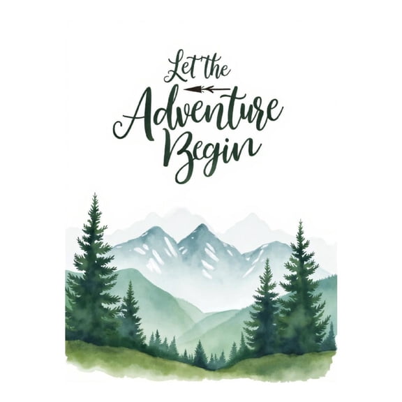 Diamond Art Kit for Adults, Adventure Begin Mountain Landscape Diamond Painting for Adults Beginners, DIY Diamond Art Painting Kits, 5D Diamond Painting Crafts for Home Decor 12x16 Frameless