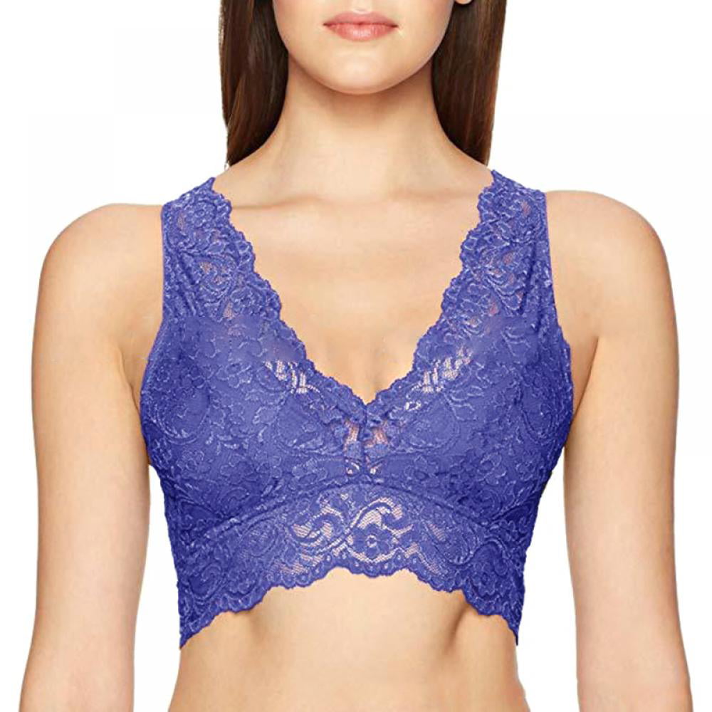 Women's Lace Deep V Neck Bralette Sexy Floral Sheer Long Line Bra Wireless  Breathable Plunge Sports Bras (Apricot,Medium) at  Women's Clothing  store