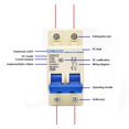 thumbnail image 3 of DZ47Z-63/2P Interruptor de aire de protección de disyuntor de CC fotovoltaico (20A), 3 of 8