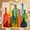 Color 1, variant on Mahjong Mat 31.5" x 31.5" Colorful Abstract Transparent Bottles Watercolor Style Non-Slip Noise Reduction American Mahjong Tiles Table Cover for Dominoes Poker Card Board Games Gift
