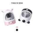 thumbnail image 3 of 8017 Battery-Powered Electric Pencil Sharpener with Adjustable Sharpness, Auto-Stop Safety, DIY Cartoon Decorations (2 Pairs), Replaceable Blade, and Pencil Extender – Pink ABS Pencil Cutter for, 3 of 6