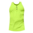 thumbnail image 1 of Aayomet Men's Summer Tank Tops Button Adjustable Sleeveless Tank Top (Mint Green, L), 1 of 4