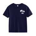 thumbnail image 2 of UACY Boys Cotton Graphic Tees Palm Tree Print Short Sleeve Crewneck Summer Trendy T-Shirts Clothes Casual School Daily Wear, 2 of 3