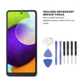 thumbnail image 4 of A52 4G Screen Replacement, 6.5 Inch OLED Display Assembly with Frame Fingerprint Sensor  Repair Tools Compatible with SM A525F A536, 4 of 7