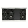thumbnail image 5 of 48 in. 6.7 cu. ft. Dual Fuel Range for Natural Gas in Black, 5 of 15