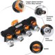 thumbnail image 2 of 4 Way Distributor, Hose Splitter, Adjustable Lockable Water Flow Distributor For Garden Irrigation 3/4' Connector, 2 of 5