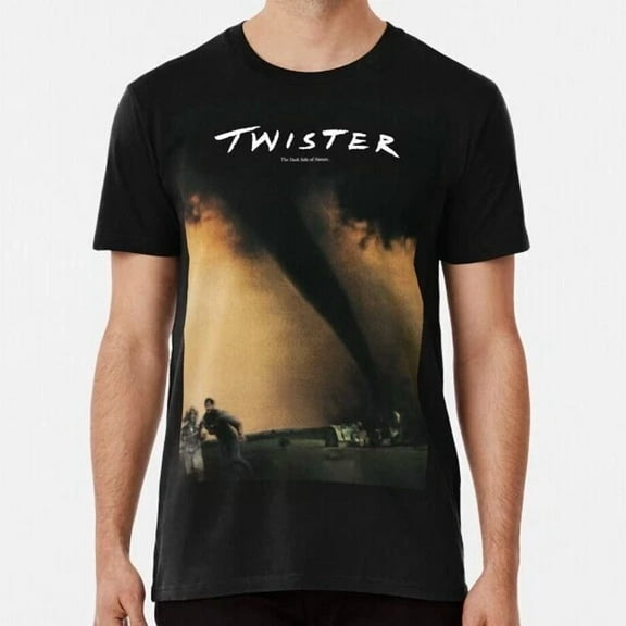 RARE Mans Twister 1996 Movie Fashion Leisure Round Neck S to 5XL Made in USA T-Shirt
