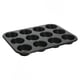 thumbnail image 1 of Winco - Molde antiadherente para muffins y cupcakes, 12 tazas, estañado, negro, 1 of 1