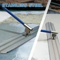 thumbnail image 5 of FENHRTVM Concrete Bull Float Bracket, Stainless Steel Adjustable Concrete Bull Float , Silver, 5 of 6