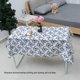 thumbnail image 3 of Mantel de lino y algodón, cubierta de mesa de estilo estampado Simple para cocina y hogar, 140x140cm, 3 of 8