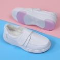 thumbnail image 3 of LASUDRAA Women Nurse Shoe Winter Warm Work Shoe Plush Lined Slip-On Lightweight Comfortable Sneaker, 3 of 9