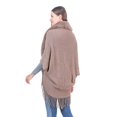 thumbnail image 4 of Minnieouse Chal suelto de punto para mujer, borlas a la moda, accesorios para fotos de fiesta de viaje, cárdigan elegante lavable de otoño para mujer Abrigos y chamarras Negro Minnieouse AP013843-03, 4 of 6