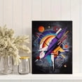 thumbnail image 2 of Abstract Splatter Paint Canvas Print, Contemporary Wall Art for Living Room Bedroom Office Hallway Apartment, 2 of 8