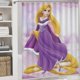 thumbnail image 5 of Juego de 4 cortinas de ducha Rapunzel con alfombrillas antideslizantes, tapa de inodoro y alfombrilla de baño, cortina de ducha impermeable con dibujos animados para niños con 12 ganchos, decoración, 5 of 8