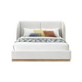 thumbnail image 7 of Meridian Furniture Jardin Cream Boucle Fabric Full Bed, 7 of 7