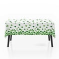 thumbnail image 3 of St Patricks Day Table Flag Decorations Irish Shamrock Table Runner for St Patricks Day Party Decor Indoor Outdoor Use 17 x 70 Inches Green White Polyester, 3 of 9