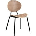 thumbnail image 2 of Lorell Bentwood Cafe Chairs Plywood Seat - Plywood Back - Metal, Powder Coated Steel Frame - Walnut - 2 / Carton, 2 of 7