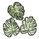 thumbnail image 3 of Decoración de pared de madera con hojas de palma de 3 piezas, decoración de madera, arte de pared creativo y tropical. Verde, 3 of 9