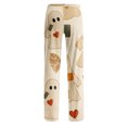 thumbnail image 6 of Trgacdwlo Cat Pumpkin Print Womens Pajama Bottoms Fall Womens Halloween Pj Pants Funny Ghost Graphic Elastic Waist Sleep Pants Women, 6 of 7