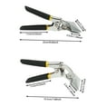 thumbnail image 3 of 6.35mm/ 1/4in Flat Jaw Sheet Metal Bending Tool Bender Hand Seamer Former Pliers, 3 of 11