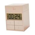 thumbnail image 3 of Temporizador de cocina giratorio, reloj despertador, multifunción, divertido, silencioso, portátil, cronómetro, temporizador, administrador de tiempo rosa Macarena Temporizador de cocina, 3 of 8