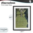 thumbnail image 4 of Stupell Industries Contemporary Tennis Court at Mansion Black Framed Print Under Glass, 17 x 23, by Petals Prints Design, 4 of 8