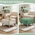 thumbnail image 6 of Xoenoiee Hibiscus Plumeria Palm Tree Print Ottoman Covers Elastic Square Ottoman Protective Cover for Foot Stool, Folding Store Furniture for Living Room with Nonslip Elastic Bottom, L, 6 of 7