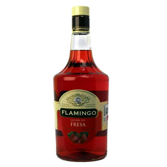 Pack de 4 Licor Flamingo Fresa 1 L