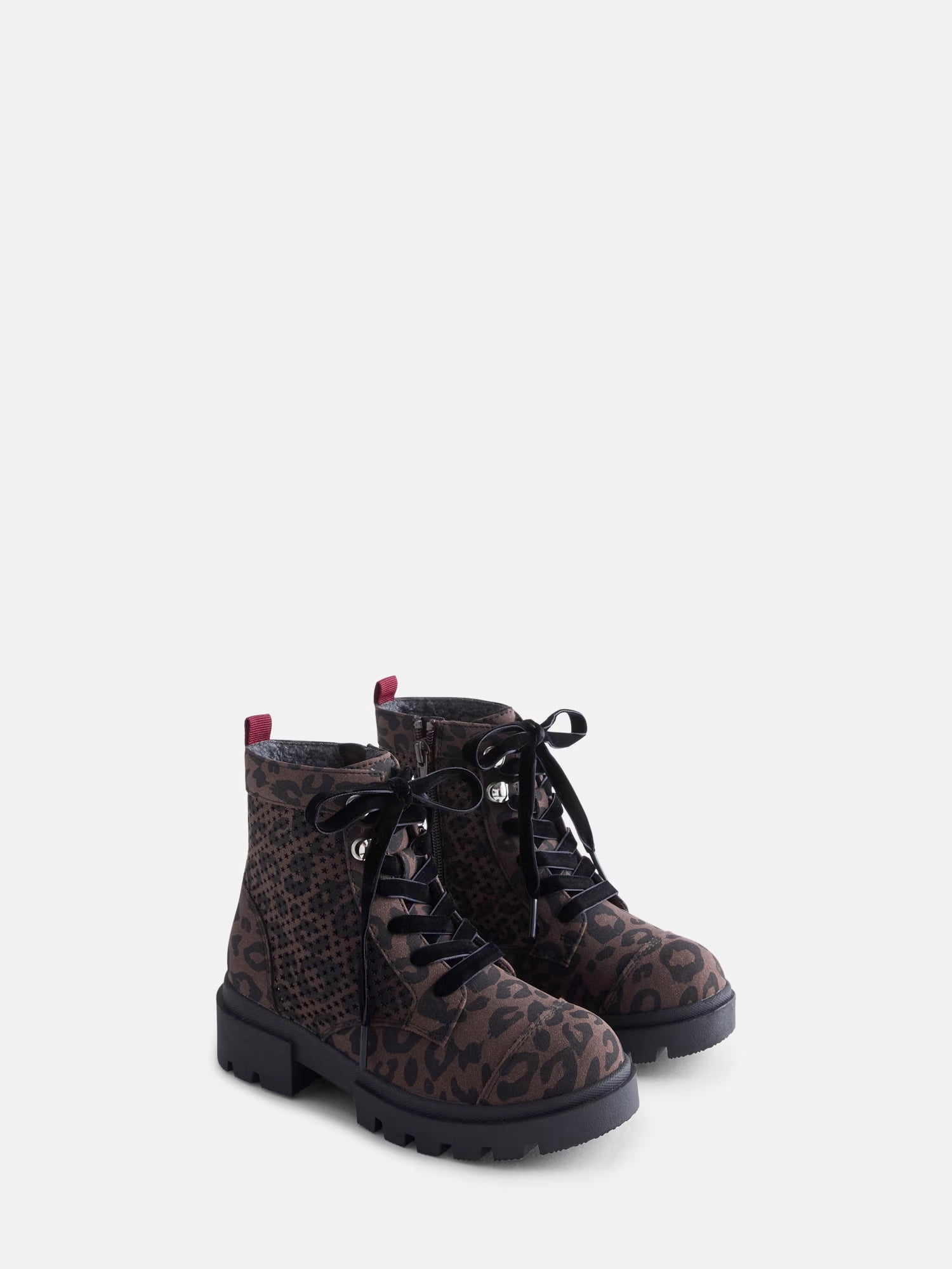 Justice Girls Perforated Combat Boots